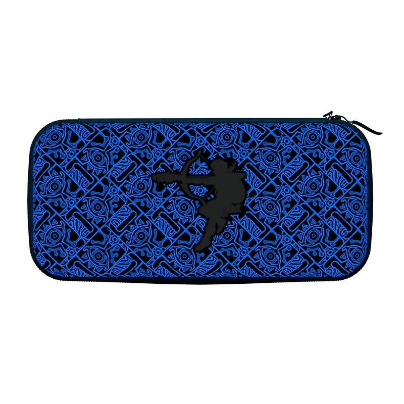 PDP REMATCH GLOW Controller and Travel Case GLOW Bundle: Sheikah Shoot For Nintendo Switch, Nintendo Switch Lite, Nintendo Switch - OLED Model