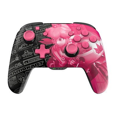 PDP REMATCH GLOW Wireless Controller for Nintendo Switch - Princess Peach