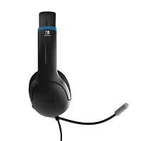 PDP AIRLITE Wired Headset: Moonlight Black for Nintendo Switch, Nintendo Switch - OLED Model