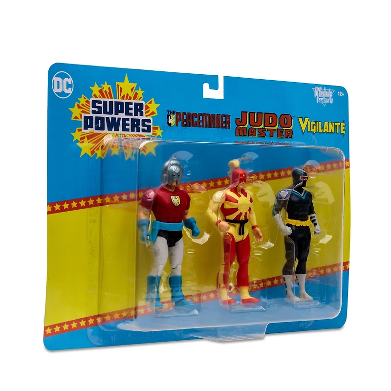 McFarlane Toys DC Direct Super Powers Peacemaker, Judo Master, and Vigilante 4.5-in Action Figure Set 3-Pack