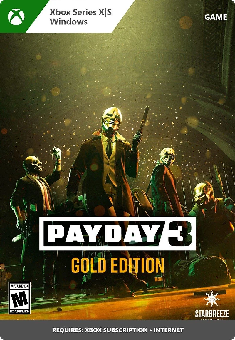 Payday 3 Gold Edition - Xbox Series X/S