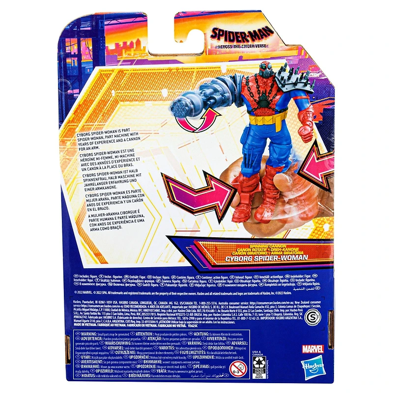 Hasbro Spider-Man: Across the Spider-Verse Cyborg Spider-Woman 6-in Action Figure