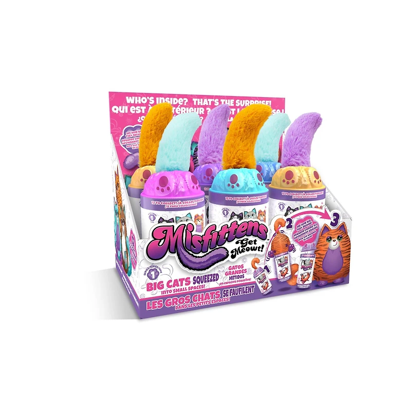 Misfittens Surprise Collectible Squishy Plush (Styles May Vary)