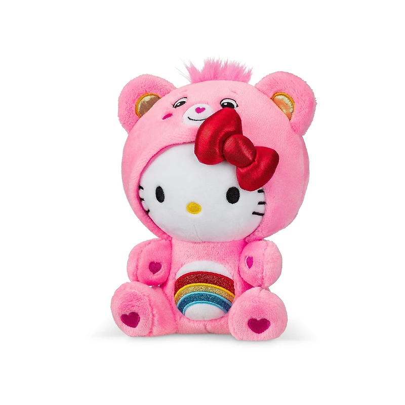 Hello Kitty x Care Bears Hello Kitty as Cheer Bear 9-in Plush