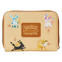 Loungefly Pokemon Eeevee Evolution Zip Around Bifold Wallet GameStop Exclusive