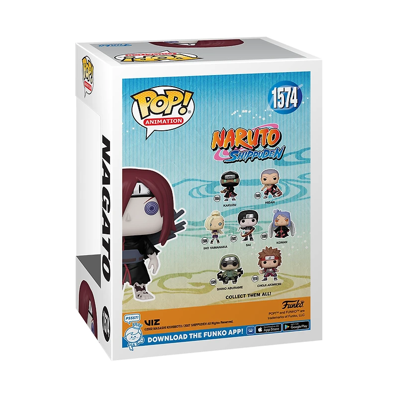 Funko POP! Animation: Naruto Shippuden Nagato 3.85-in Glow-in-the-Dark Vinyl Figure GameStop Exclusive