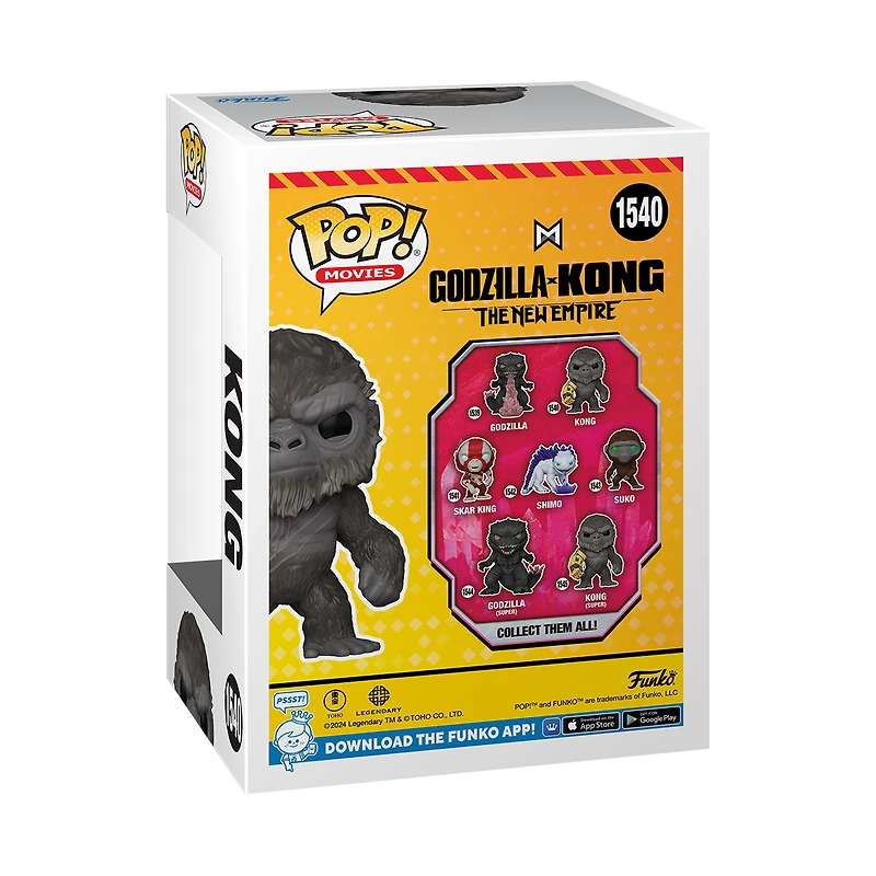 Funko POP! Movies: Godzilla x Kong: The New Empire - King Kong 4-in Vinyl Figure
