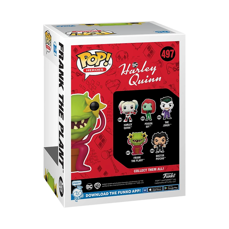 Funko POP! Heroes: DC Harley Quinn Frank the Plant 4.21-in Vinyl Figure