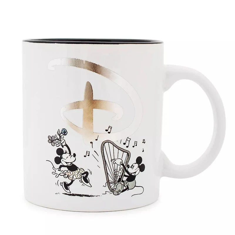 Silver Buffalo Disney 100 Years of Wonder Foil-Embossed 20oz Ceramic Mug