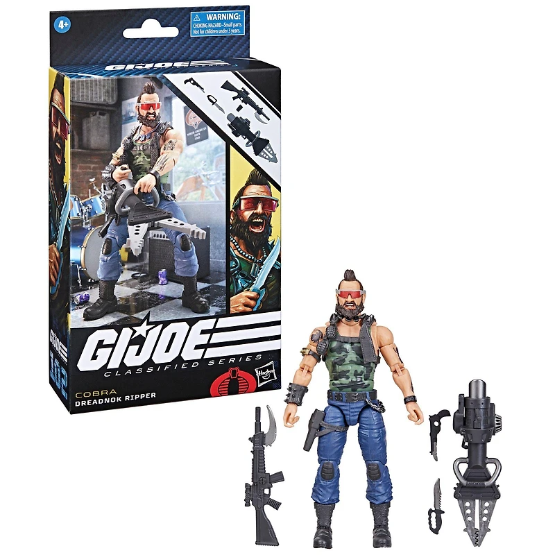 Hasbro G.I. Joe Classified Series Line Dreadnok Ripper 6-in Action Figure