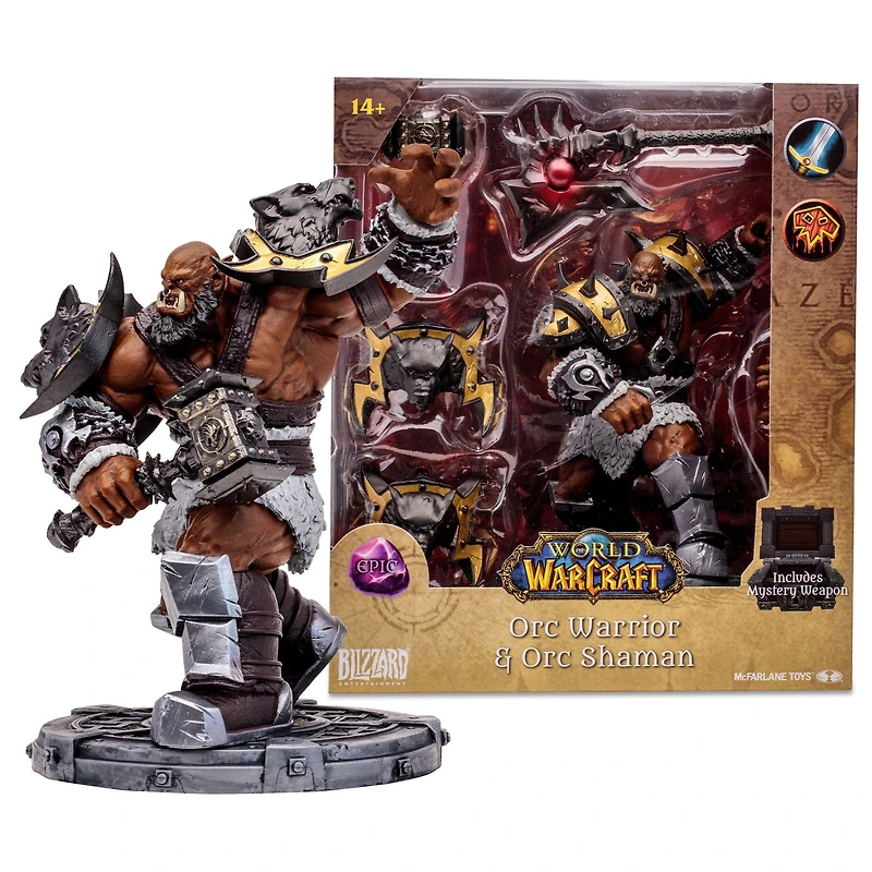 McFarlane Toys World of Warcraft Orc: Shaman/Warrior (Epic) 6-in Action Figure