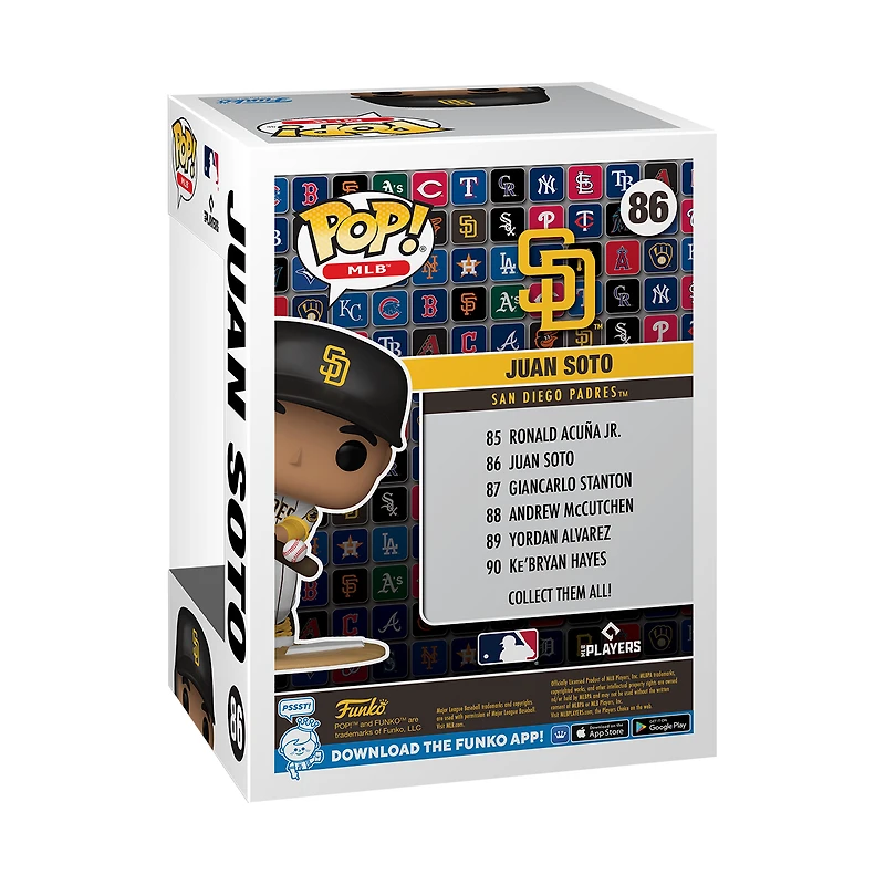 Funko POP! MLB: San Diego Padres Juan Soto 4.35-in Vinyl Figure