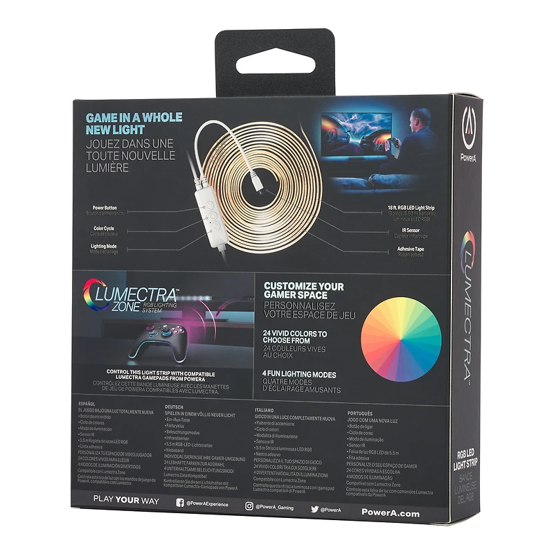 PowerA Lumectra 18-ft LED Light Strip