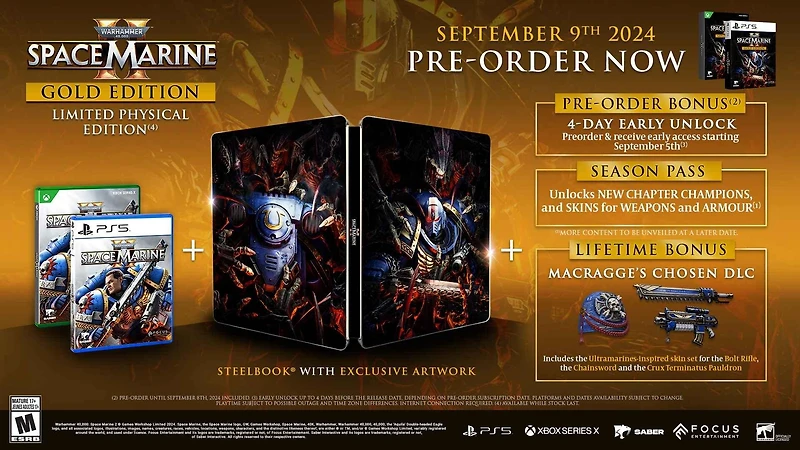Warhammer 40,000: Space Marine 2 Gold - Xbox Series X