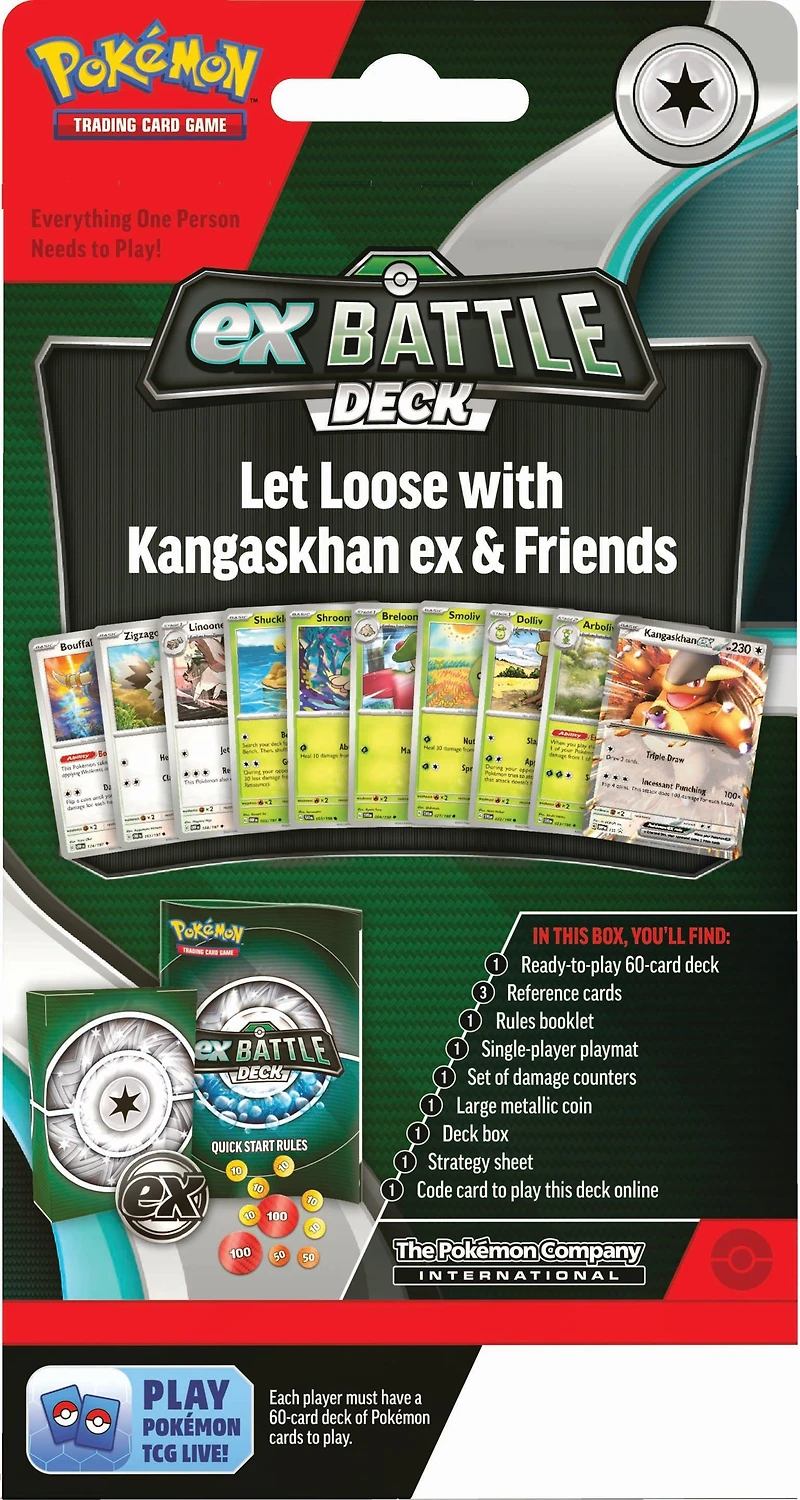 Pokemon Trading Card Game: Kangaskhan ex or Greninja ex Battle Deck (Styles May Vary