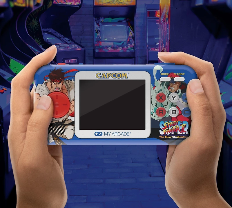 My Arcade SUPER STREET FIGHTER II Pocket Player PRO Handheld Portable Video Game System