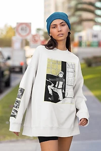 Naruto Jiraiya Crew Fleece Unisex Long Sleeve Sweatshirt