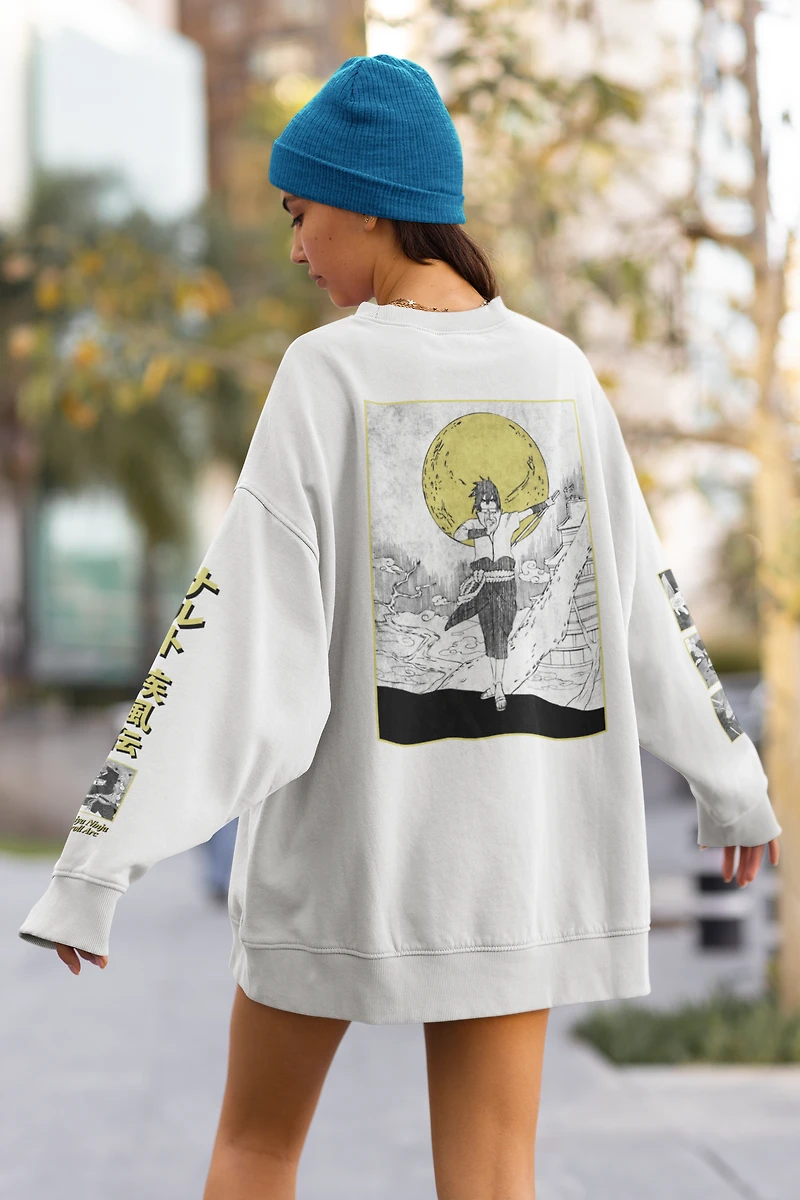 Naruto Jiraiya Crew Fleece Unisex Long Sleeve Sweatshirt