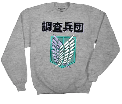 Attack on Titan Scout Crew Fleece Unisex Long Sleeve Sweatshirt