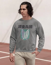 Attack on Titan Scout Crew Fleece Unisex Long Sleeve Sweatshirt