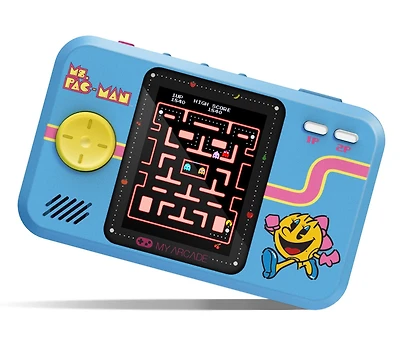 My Arcade MS. PAC-MAN Pocket Player PRO Handheld Portable Video Game System