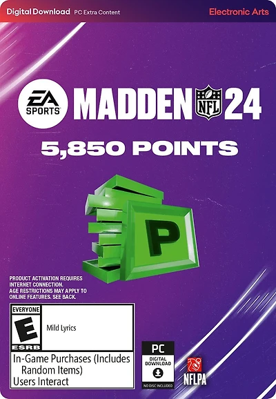 Madden NFL 24 Points Pack - PC Origin 5,850