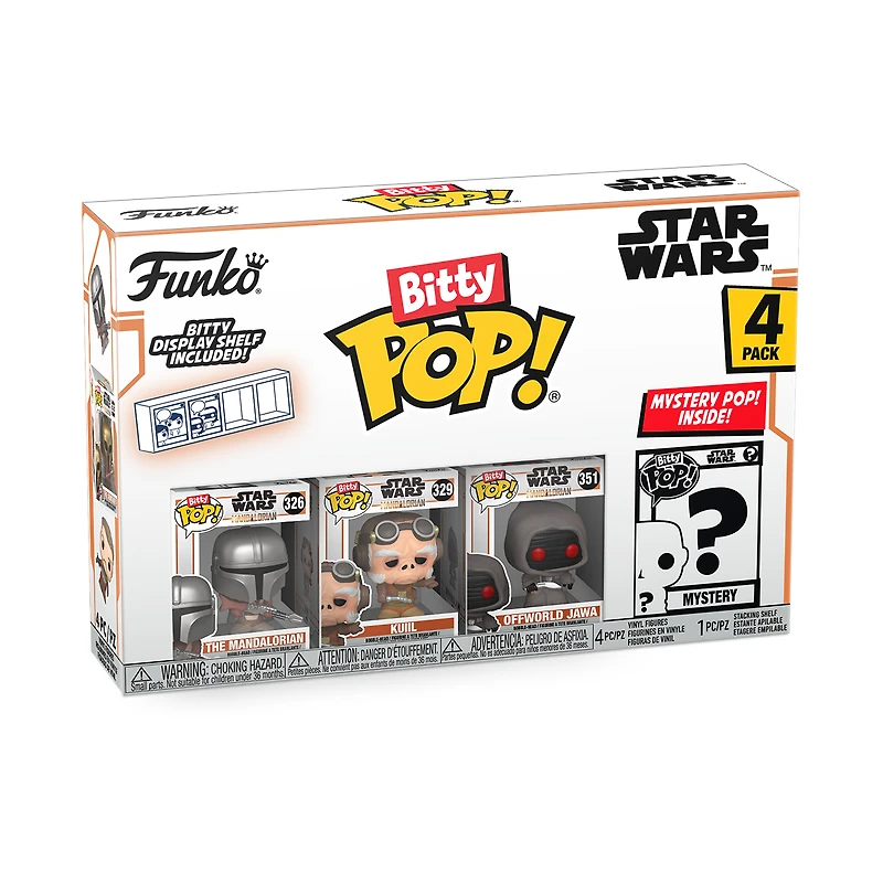 Funko Bitty POP! Star Wars: The Mandalorian (Mandalorian) Vinyl Figure Set 4-Pack