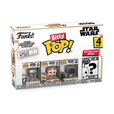 Funko Bitty POP! Star Wars: The Mandalorian (Mandalorian) Vinyl Figure Set 4-Pack