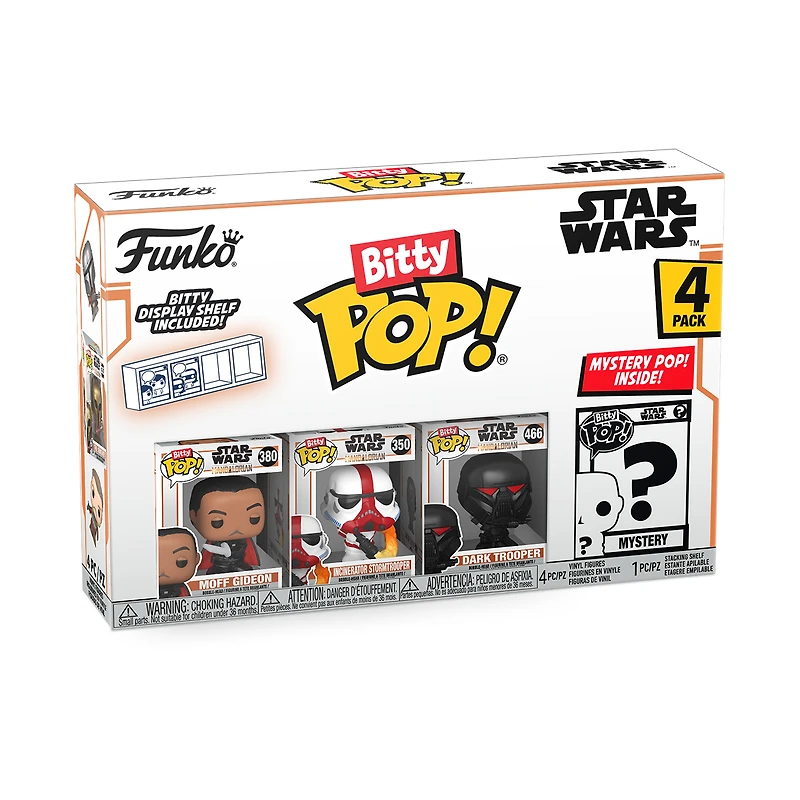 Funko Bitty POP! Star Wars: The Mandalorian (Moff Gideon) Vinyl Figure Set 4-Pack