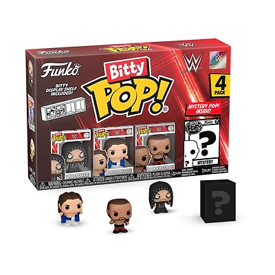 Funko Bitty POP! WWE Vinyl Figure Set 4-Pack (Undertaker, Batista, British Bulldog