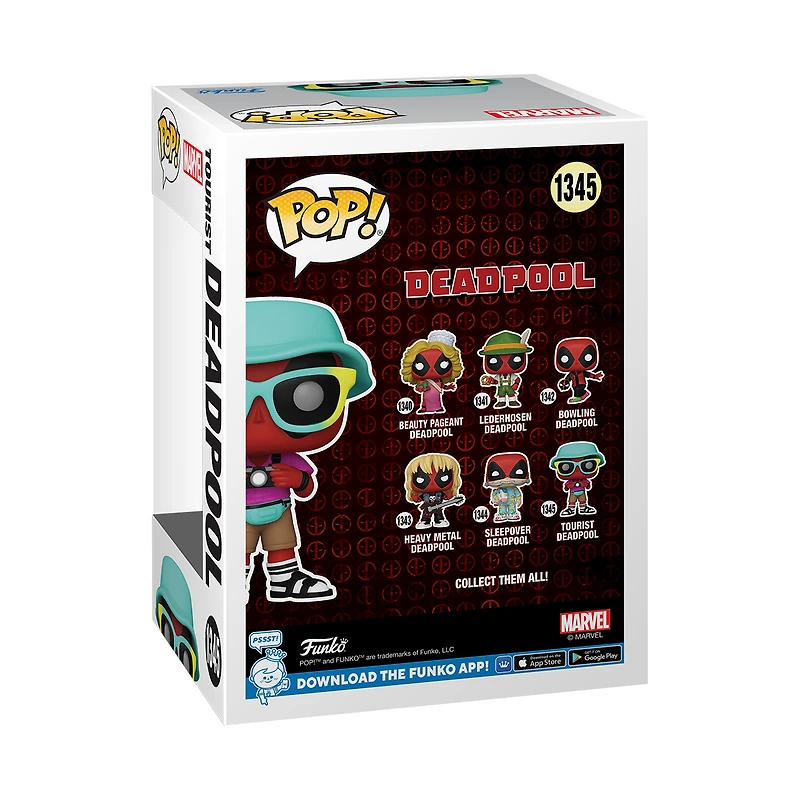 Funko POP! Marvel: Deadpool (Tourist) 4.04-in Vinyl Bobblehead Figure