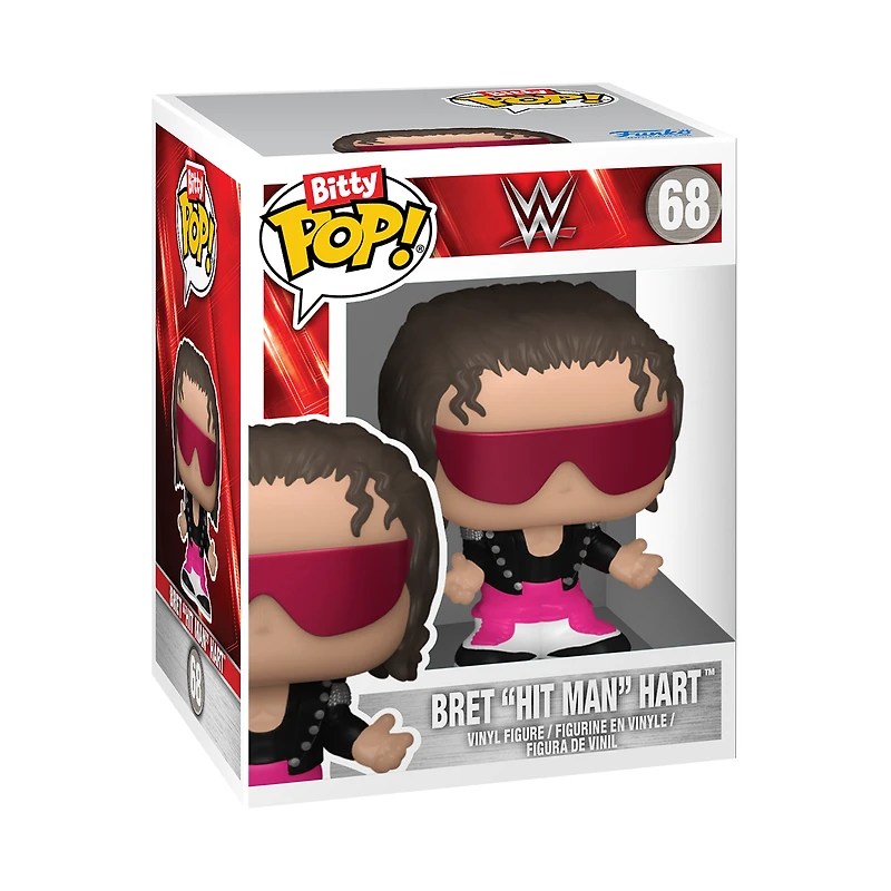 Funko Bitty POP! WWE Vinyl Figure Set 4-Pack (Bret Hart, Shawn Michaels, Gene Okerlund