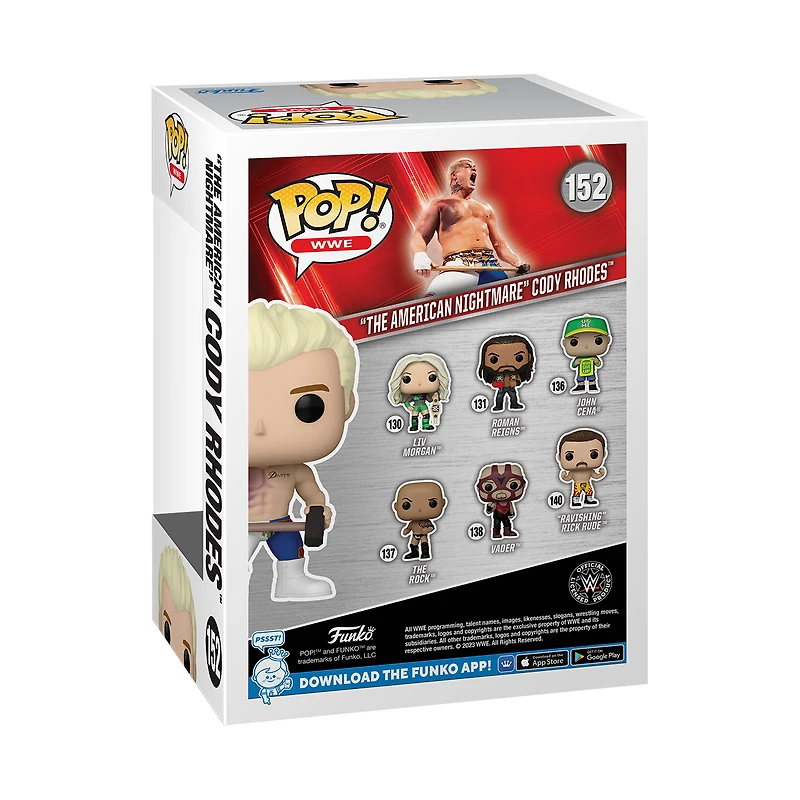 Funko POP! WWE: Cody Rhodes (Hell in a Cell) 4.13-in Vinyl Figure