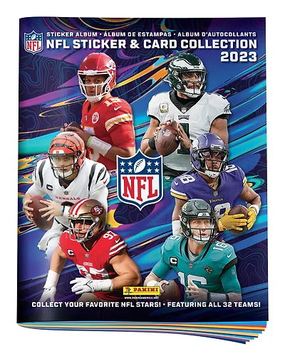 Panini 2023-24 NFL Football Sticker and Card Collection Album