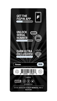 FiGPiN Marvel Venom Collectible 3-in Enamel Pin GameStop Exclusive