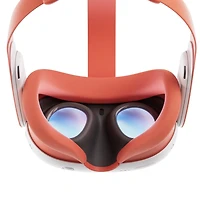 Meta Quest 3 Fabric Facial Interface and Head Strap Blood Orange