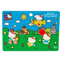 Loungefly Sanrio Hello Kitty 50th Anniversary 4-Piece Pin Set