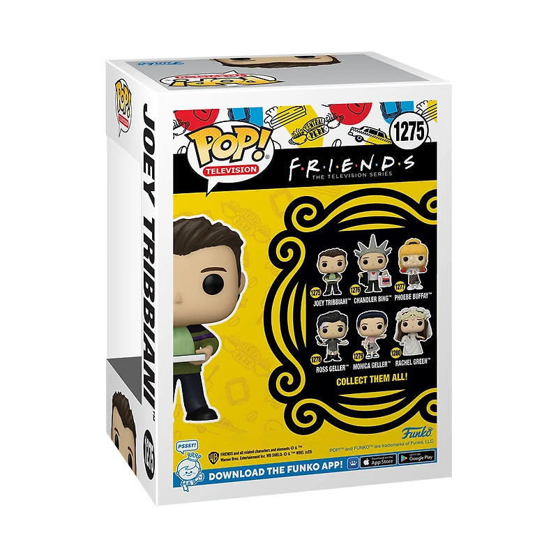 Funko POP! Television: Friends Joey Tribbiani with Pizza 3.9-in Vinyl Figure
