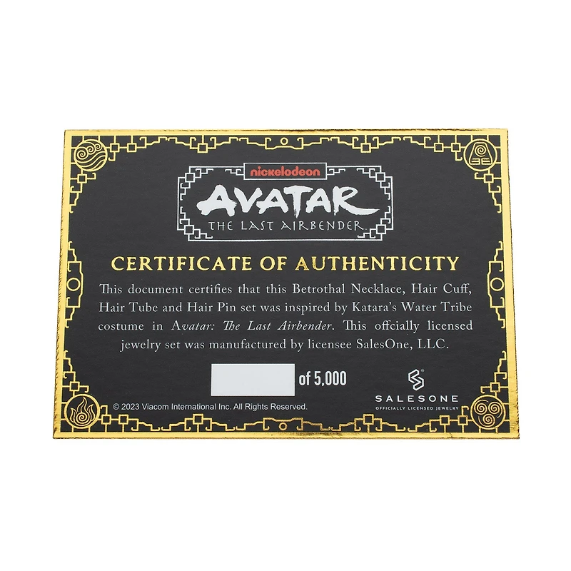 Avatar: The Last Airbender Katara Water Tribe Necklace Box Set GameStop Exclusive