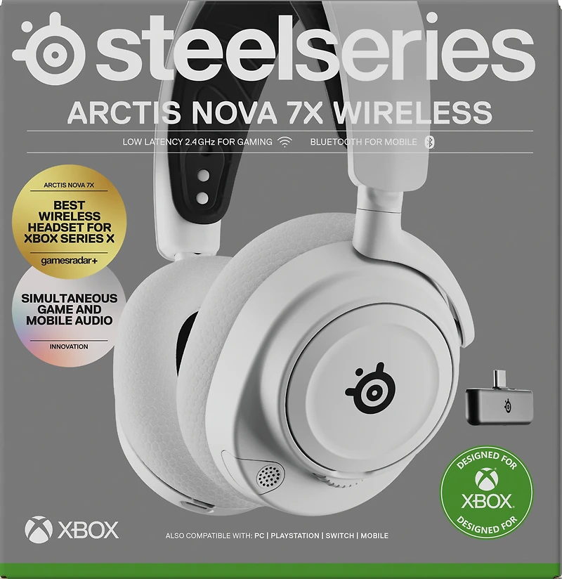 SteelSeries Arctis Nova 7X Wireless Gaming Headset for Xbox, PC, Mac, PlayStation, and Switch