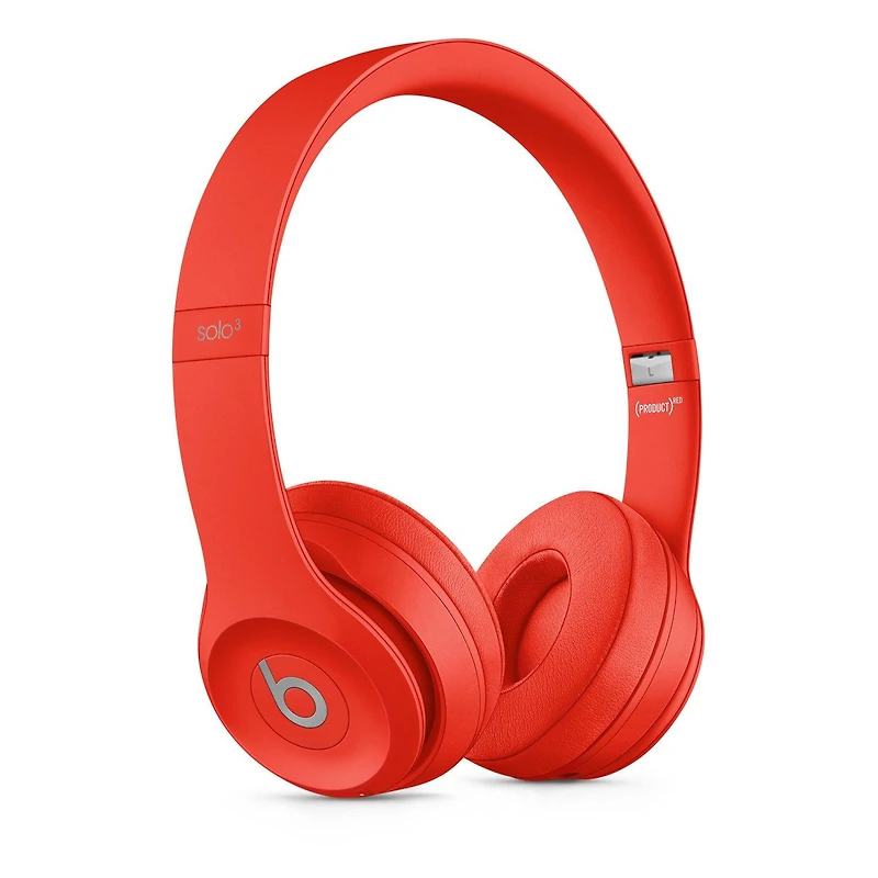 Apple Beats Solo Headphones Citrus Red