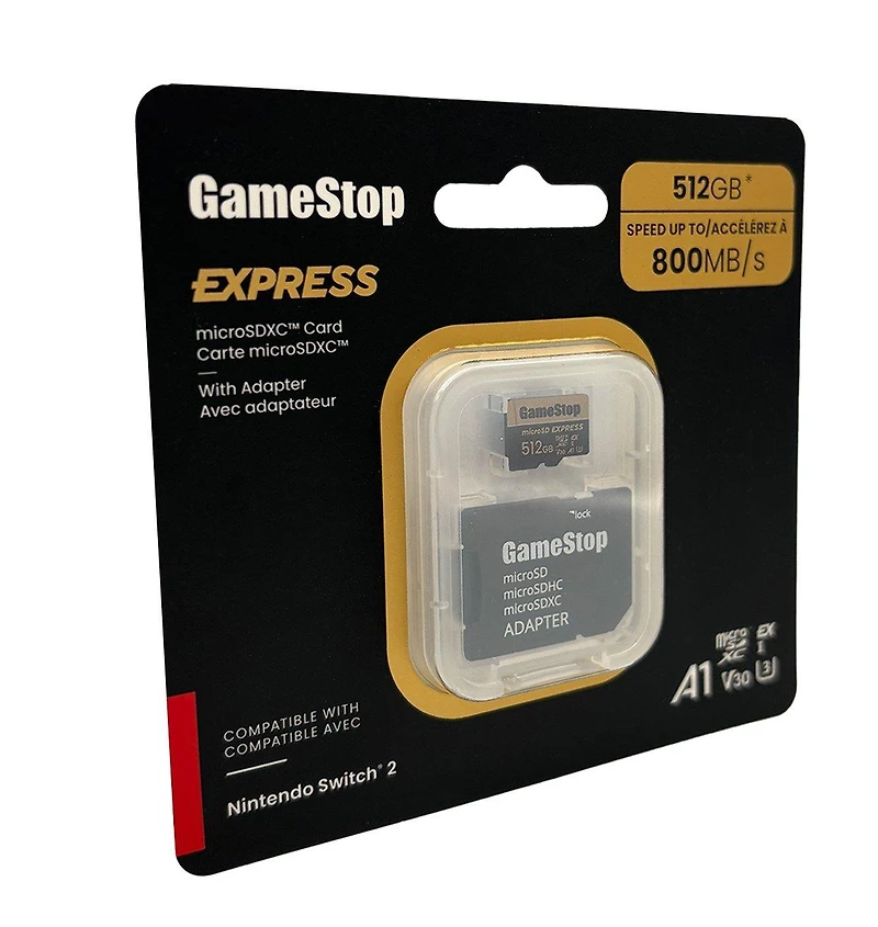 GameStop Express Micro SD Card for Nintendo Switch 2 512GB