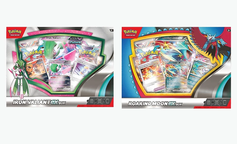Pokemon Trading Card Game: Roaring Moon ex or Iron Valiant ex Deluxe Battle Box (Styles May Vary