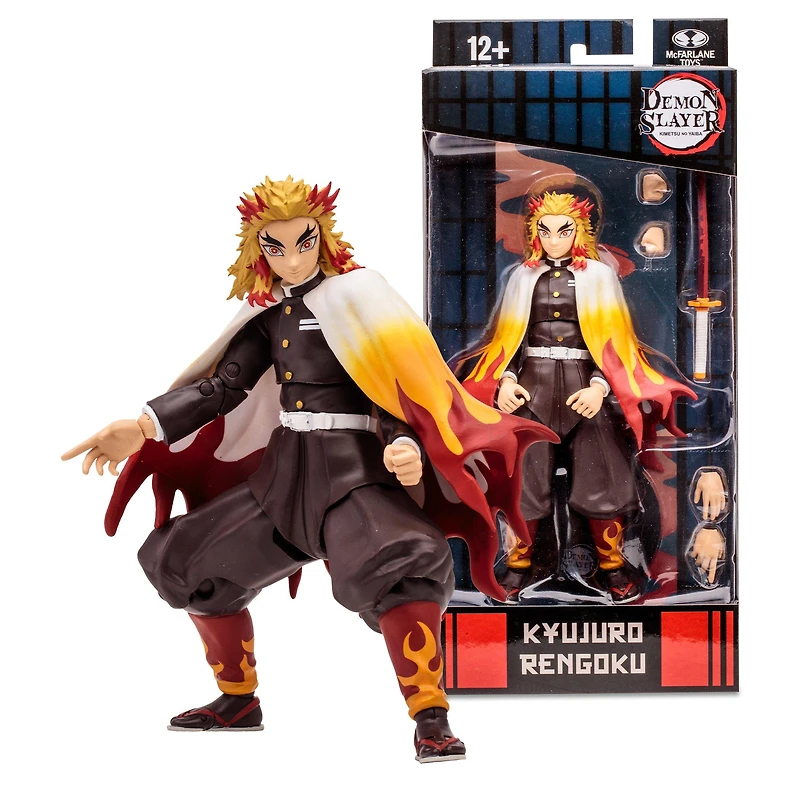 McFarlane Toys Demon Slayer: Kimetsu no Yaiba Kyojuro Rengoku 7-in Action Figure