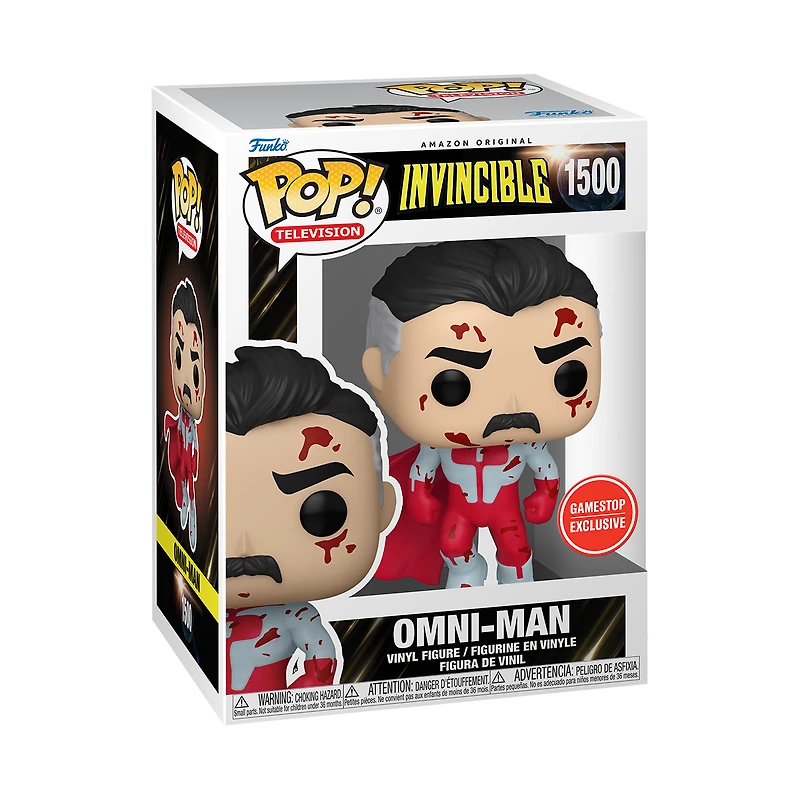 Funko POP! Television: Invincible Omni-Man (Bloody Variant) 4.76-in Vinyl Figure GameStop Exclusive