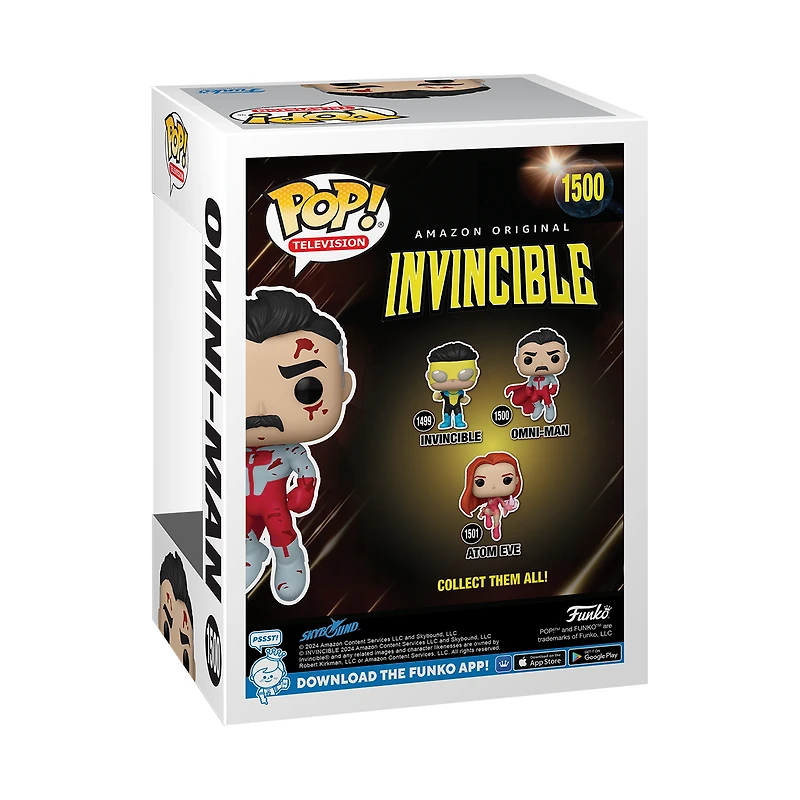 Funko POP! Television: Invincible Omni-Man (Bloody Variant) 4.76-in Vinyl Figure GameStop Exclusive