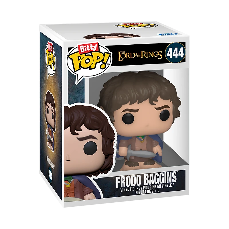 Funko Bitty POP! Lord of the Rings Vinyl Figure Set 4-Pack (Gollum, Gandalf, Frodo Baggins, Mystery Pop!)