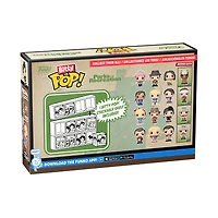 Funko Bitty POP! Parks and Recreation Vinyl Figure Set 4-Pack (Leslie the Riveter, Hunter Ron, Janet Snakehole