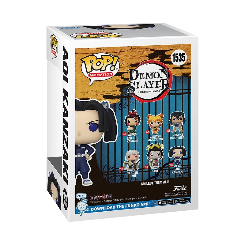 Funko POP! Animation: Demon Slayer: Kimetsu no Yaiba Aoi Kanzaki (or Chase) 4.03-in Vinyl Figure