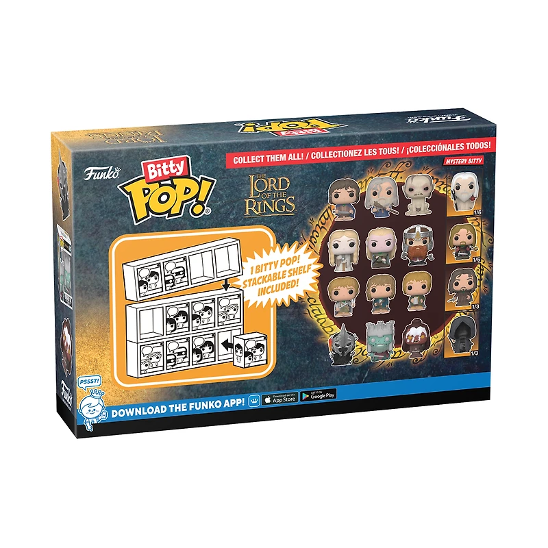 Funko Bitty POP! Lord of the Rings Vinyl Figure Set 4-Pack (Witch King, Dunharrow King, Lurtz